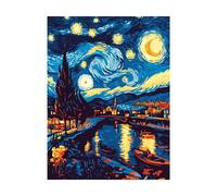 Paint by Numbers for Adults River Paint by Numbers Kits Starry Sky, DIY Hobbies for Adults Women Art Supplies 28 x 38In, Wall Art Crafts Color Canvas for Painting,Homen Decor Gifts for Women 2YH-11968