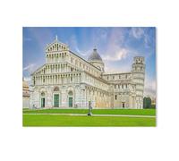 Paint by Numbers for Adults,Santa Maria Assunta Cathedral, Pisa,DIY Paint by Numbers Kits for Adults Kids on Canvas with Brushes and Acrylic Pigment Oil Painting Kits Home Decor Gift(50x60cm)-Z77