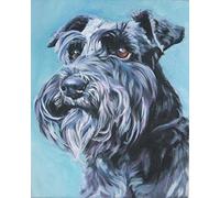 Paint by Numbers for Adults Schnauzer Pet Dog DIY Oil Painting Kits Painting by Number Drawing On Canvas Art Home Decor Gifts