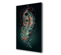 Paint by Numbers for Adults Simplicity Paint by Numbers Feather Painting Kits on Canvas,Crafts for Adults DIY Oil Hand Painting Kit,Acrylic Drawing Paintwork,Home Wall Decor 50x100 cm(Frameless) L771