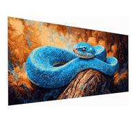 Paint by Numbers for Adults Snake, 20x44 Inch Animal Paint by Numbers Kits for Adults/Beginner/Kids, DIY Oil Painting Acrylic Paints Kits, Canvas Art Kits for Gifts and Wall Decor, without Frame, A-88