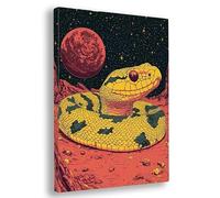 Paint by Numbers for Adults, Snake Paint by Numbers for Adults with Frame, DIY Animal Oil Painting Arts and Crafts Kits on Canvas for Women's Hobbies, for Gifts and Home Wall Decor 12x16 Inch, A-44