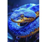 Paint by Numbers for Adults Snake Paint by Numbers for Children Animal, DIY Colorful Canvas Oil Painting Kits Hobbies for Adults Women Paintings Arts for Home Wall Decor with Frame 50x70cm 0-4852