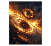 Paint by Numbers for Adults, Space Painting by Numbers Canvas for Children Wall Art Supplies 54 x 40in, DIY Universe Colorful Canvas Painting Adult Crafts for Room Decor and Gifts for Women LSJ-6986