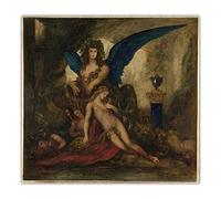 Paint by Numbers for Adults Sphinx in A Grotto (Poet, King and Warrior) by Gustave Moreau Adults Paint Kits Canvas Gifts Arts Crafts for Home Decor