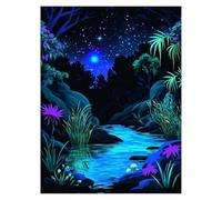 Paint by Numbers for Adults, Starry Sky Painting by Numbers for Children Plant 28 x 38Inch, DIY Hobbies for Adults Women,Painting on Canvas Using Acrylic Paint and Brushes Wall Art Room Decor LSJ-1644