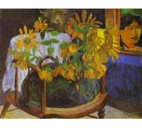 Paint by Numbers for Adults Still Life with Sunflowers On an Armchair by Paul Gauguin Adults Paint Kits Canvas Gifts Arts Crafts for Home Decor