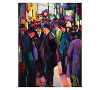 Paint by Numbers for Adults, Street Painting by Numbers for Children Landscape 28 x 38in, DIY Hobbies for Adults Women, Painting on Canvas Using Acrylic Paint and Brushes, Wall Art Room Decor LSJ-3212