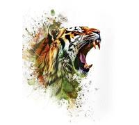 Paint by Numbers for Adults Tiger, Abstract Paint by Numbers Kits, DIY Color Oil Painting Adult Crafts, Painting Kits with Brushes and Acrylic, for Home Wall Decor, Gifts for Women, 40x54in 7-8722