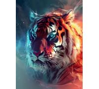 Paint by Numbers for Adults Tiger, Animal Paint by Numbers Kits, DIY Color Oil Painting Adult Crafts, Painting Kits with Brushes and Acrylic, for Home Wall Decor, Gifts for Women, 40x54in 6-8694