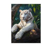 Paint by Numbers for Adults Tiger Paint by Numbers Kits Animal, DIY Hobbies for Adults Women Art Supplies 32x24 Inch, Wall Art Crafts Color Canvas for Painting, Home Decor Gifts for Women 2YH-13869