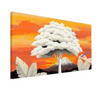 Paint by Numbers for Adults Tree, Children Paint by Numbers Kits, Abstract Large Painting by Number Canvas 110x50cm, DIY Adult Crafts Hand Painted Oil Painting Kit for Room Decor, Home Wall Decor U-40