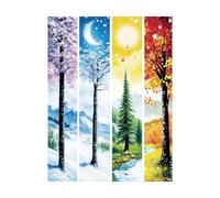 Paint by Numbers for Adults Tree Paint by Numbers Kits Four Seasons, DIY Hobbies for Adults Women Art Supplies 28x38In, Wall Art Crafts Color Canvas for Painting, Home Decor Gifts for Women 2YH-11080