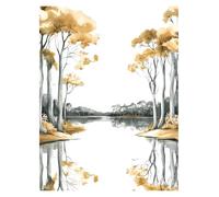 Paint by Numbers for Adults Tree Paint by Numbers Kits Landscape, DIY Hobbies for Adults Women Art Supplies 30 x 40CM, Wall Art Crafts Canvas for Painting, Gifts for Women Living Room Decor YH2-3857