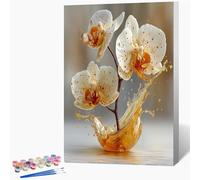 Paint by Numbers for Adults View, Paint by Numbers Kits with Frame Flower, DIY Arts and Crafts for Beginners Oil Paintings with Brushes and Acrylic, Living Room Accessories, Gifts, 24x36in 1-5027