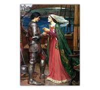Paint by Numbers for Adults William Waterhouse《Tristan and Isolde with The Potion》 Adult Paint by Number Kits On Canvas
