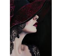 Paint by Numbers for Adults Woman, Abstract Paint by Numbers Kits, DIY Color Oil Painting Adult Crafts, Painting Kits with Brushes and Acrylic, for Home Wall Decor, Gifts for Women, 16x20in G-7285