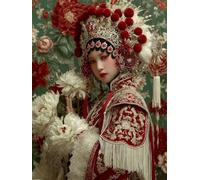 Paint by Numbers for Adults Woman, Flower Easy Paint by Numbers Kits for Beginners, DIY Painting Kits with Brushes and Acrylic, Color Oil Painting Adult Crafts, for Room Decor, Gifts, 20x28in 2-5373