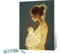 Paint by Numbers for Adults Woman, Painting by Numbers for Kids Beginners Abstract Without Frame DIY Color Acrylic Oil Paint Kit Crafts Arts for Adults,Easy Painting for Decor,Gifts Women 50x70 0j-366