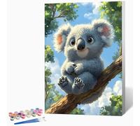 Paint by Numbers for Adults Yes Painting by Numbers for Adults Koala, Craft Art Painting Canvas Kits Bring Pigment and Brushes, Gifts for Women, Room Decor 20x26 Inch (Without Frame) -LKF075154