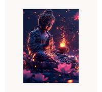 Paint by Numbers for Adults, Zen Painting by Numbers for Adults, Craft Kits for Kids with Flower Color Canvas for Painting 32x44Inch Acrylic Paint and Brush for Wall Art for Living Room Decor FYH-8229