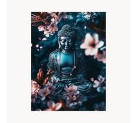 Paint by Numbers for Adults, Zen Painting by Numbers for Adults,Craft Kits for Kids with Landscape Color Canvas for Painting 20x28In Acrylic Paint and Brush for Wall Art for Living Room Decor FYH-7799