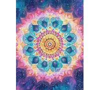 Paint by Numbers for Children Mandala Painting by Numbers for Adults Flowers Beginners, DIY Craft Art Painting Kit, Color Oil Acrylic Pigment Drawing Paintwork for Gifts Home Decor 90x120cm YH-203
