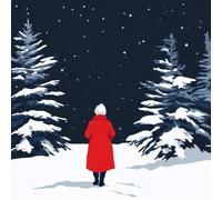 Paint By Numbers for Children, red Arts and Crafts for Kids Canvas Personalised Photo, White DIY Acrylic Paint with Brush for Home Decoration, Personalised Gifts, Without Frame 40x40cm 3-375