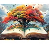 Paint by Numbers for Children Tree of Life Painting by Numbers for Adults Books Beginners, DIY Craft Art Painting Kit, Color Oil Acrylic Pigment Drawing Paintwork for Home Wall Decor 90x120cm L2-723