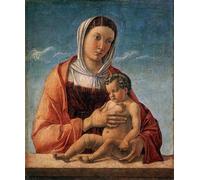 Paint by Numbers for Kids Adults Beginner Madonna with The Child DIY Oil Painting Kits Drawing On Canvas Art Decor