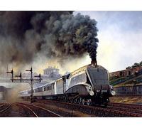 Paint by Numbers for Teens Paint by Numbers Kits Steam Train Retro Train Paint by Numbers DIY Oil Painting Canvas Print Wall Art Home Decoration