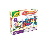 Paint by Numbers Kit - CRAYOLA - 6 Painting Templates - Age 5 and up