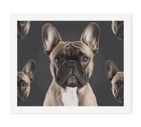 Paint by Numbers Kit for Adults Beginner, 40x50cm DIY Adult Paint by Number Kits on Canvas, French Bulldog Watercolor Oil Number Painting for Adults, Perfect for Home Decor Gift
