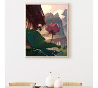 Paint by Numbers Kit for Adults, Flower Flowers Paint by Number Kits on Canvas Without Frame, DIY Acrylic Color Arts and Crafts for Adults Beginners, Painting for Home Wall Decor 12x16in PjY1551 O-6