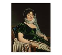 Paint by Numbers Kit for Adults Ingres《Portrait of The Countess of Tournon》 Oil Painting by Numbers Kit for Home Decor Gifts
