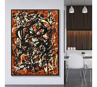 Paint by Numbers Kit for Adults Jackson Pollock《Free Form》 Oil Painting by Numbers Kit for Home Decor Gifts