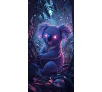 Paint by Numbers Kit for Adults, Koala Paint by Number Kits on Canvas Without Frame, DIY Acrylic Paint Kit Arts and Crafts for Adults Beginners, Easy Painting for Home Wall Decor Gifts 32x64inch F-489