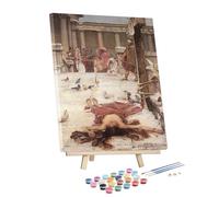 Paint by Numbers Kit for Adults - Painting by Painting by John William Waterhouse Saint Eulalia Framed and Easel,Adults Paint by Number Kits for Beginners On Canvas,