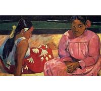 Paint by Numbers Kit for Adults Tahiti Girl by Paul Gauguin Oil Painting by Numbers Kit for Home Decor Gifts