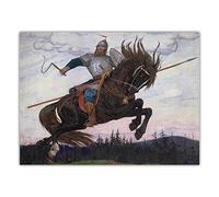 Paint by Numbers Kit for Adults Viktor Vasnetsov《The Hero》 Oil Painting by Numbers Kit for Home Decor Gifts