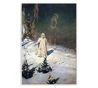 Paint by Numbers Kit for Adults Viktor Vasnetsov《The Snow Maiden》 Oil Painting by Numbers Kit for Home Decor Gifts