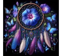 Paint By Numbers Kit On Canvas DIY Dream Catcher 40x40cm (D)