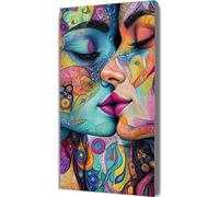 Paint by Numbers Kits Abstract 40x80cm Large Paint by Numbers for Adults with Frame Woman,DIY Oil Painting Art with Paintbrushes and Acrylic Pigment,Hobbies for Women Adults Crafts Wall Decor LE-1312