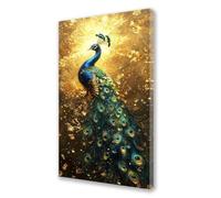 Paint by Numbers Kits Animal 30x60 cm Large Paint by Numbers for Adults Peacock, DIY Oil Painting Art with Paintbrushes and Acrylic Pigment, Hobbies for Women Adults Crafts (Without Frame) L56