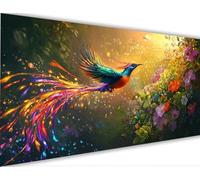 Paint by Numbers Kits Animal 50x100cm Large Paint by Numbers for Adults with Frame Flower,DIY Oil Painting Art with Paintbrushes and Acrylic Pigment,Hobbies for Women Adults Crafts Wall Decor LE-1110