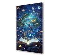 Paint by Numbers Kits Book 300x100 cm Large Paint by Numbers for Adults Tree Of Life,DIY Oil Painting Art with Paintbrushes and Acrylic Pigment,Hobbies for Women Adults Crafts (Without Frame) L266