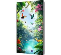 Paint by Numbers Kits Butterfly 100x200cm Large Paint by Numbers for Adults or Beginner Landscape, DIY Oil Painting Art with Paintbrushes and Acrylic Pigment, Hobbies for Women Adults Crafts LE-686