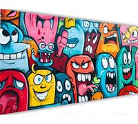 Paint by Numbers Kits Cartoon 50x150cm Large Paint by Numbers for Adults or Beginner Abstract, DIY Oil Painting Art with Paintbrushes and Acrylic Pigment, Hobbies for Women Adults Crafts LE-169