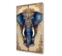 Paint by Numbers Kits Elephant 50x150 cm Large Paint by Numbers for Adults India, DIY Oil Painting Art with Paintbrushes and Acrylic Pigment, Hobbies for Women Adults Crafts (Without Frame) L69