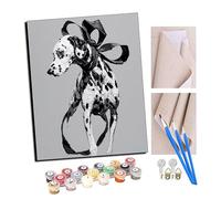 Paint by Numbers Kits for Adults A Tribute to Spots Oil Paint Digital Drawing Canvas with Brushes Christmas Decorations Gifts -16 * 20 Inch with Frame